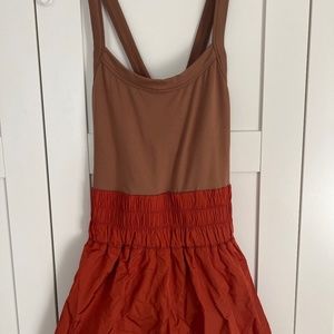 Free People Movement Tennis Dress/Shorts Workout NWT Size Large